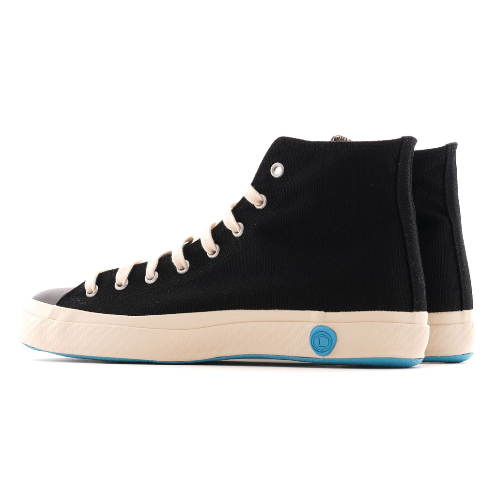 01JP High Canvas Sneakers - Black