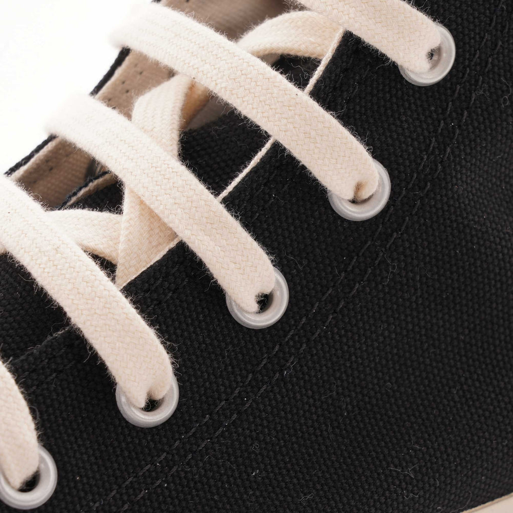 01JP High Canvas Sneakers - Black
