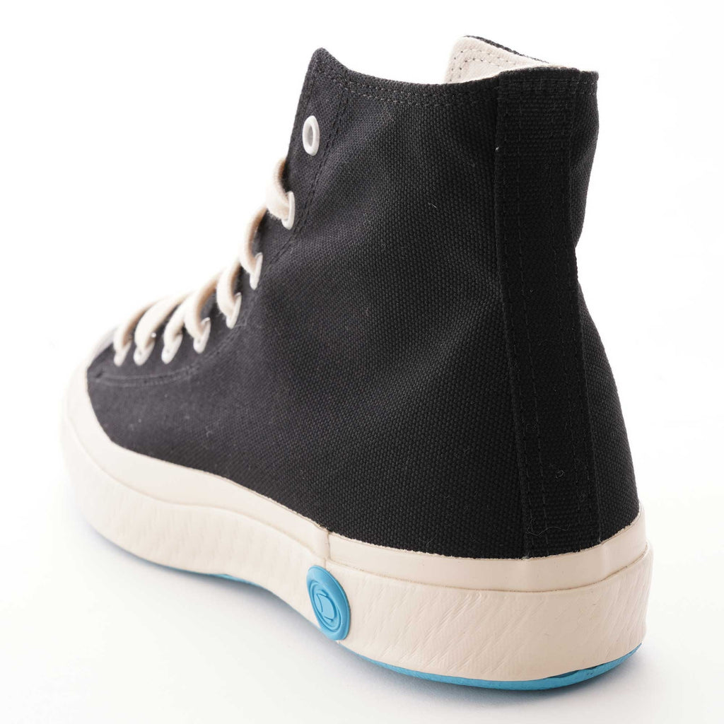 01JP High Canvas Sneakers - Black