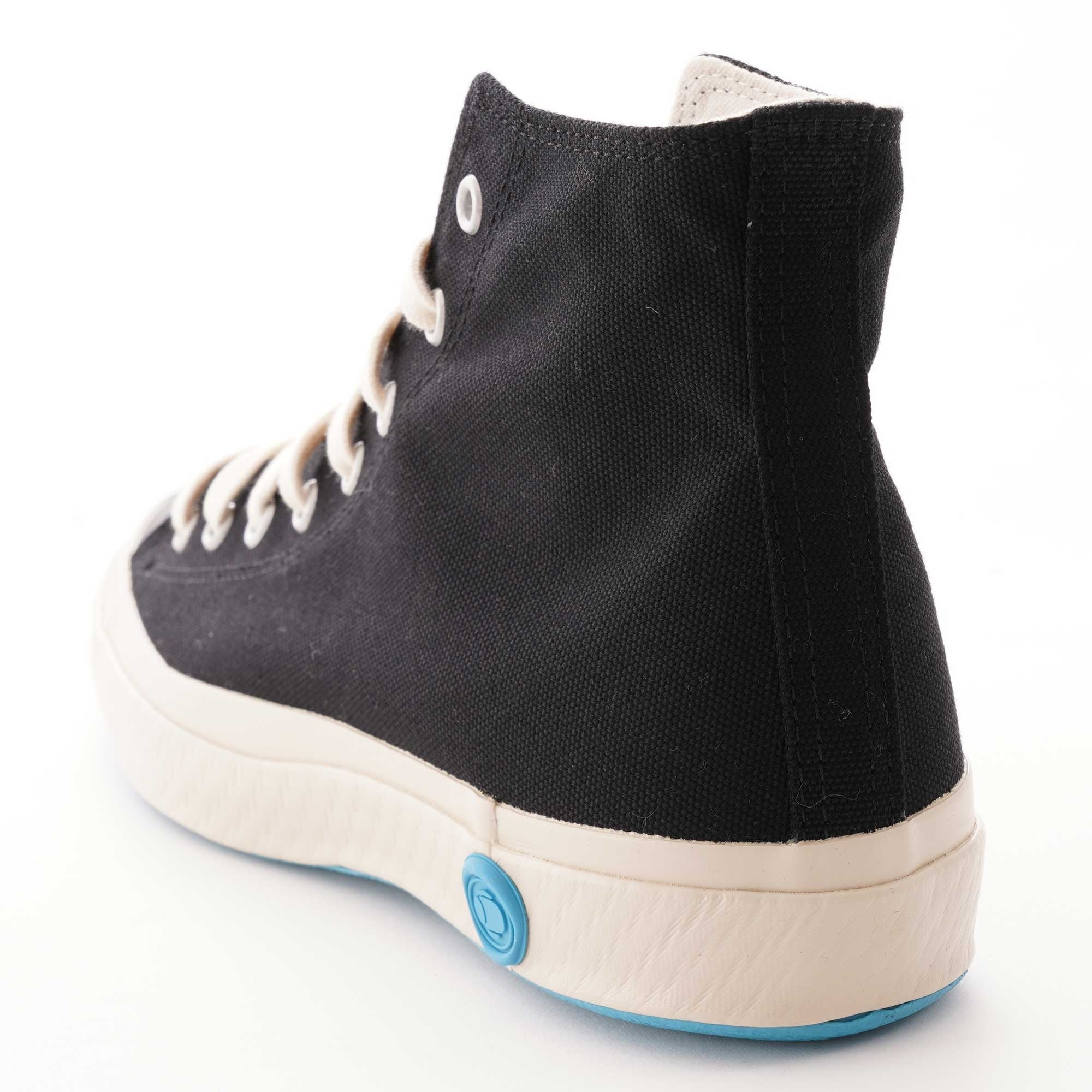 01JP High Canvas Sneakers - Black