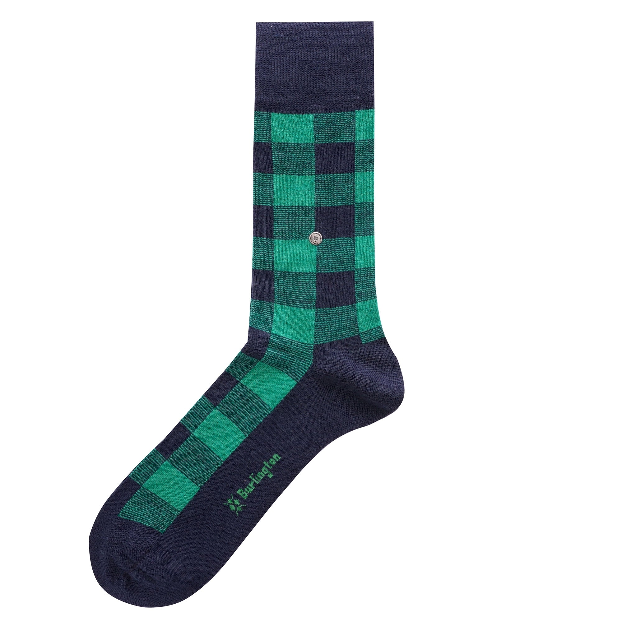 Burlington Socks Shining Socks - Green/Navy