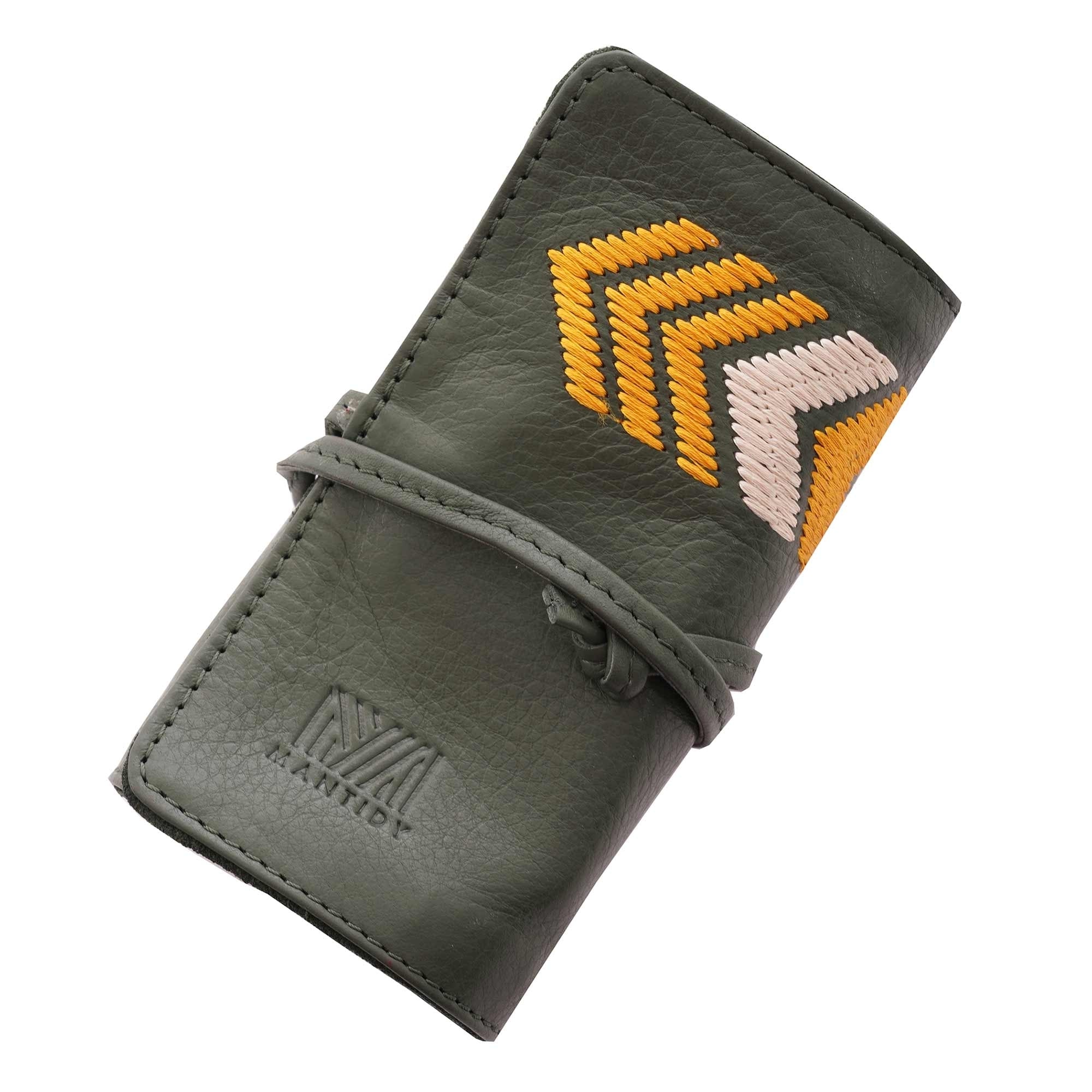 MANTIDY Gaucho Grooming Roll - Racing Green