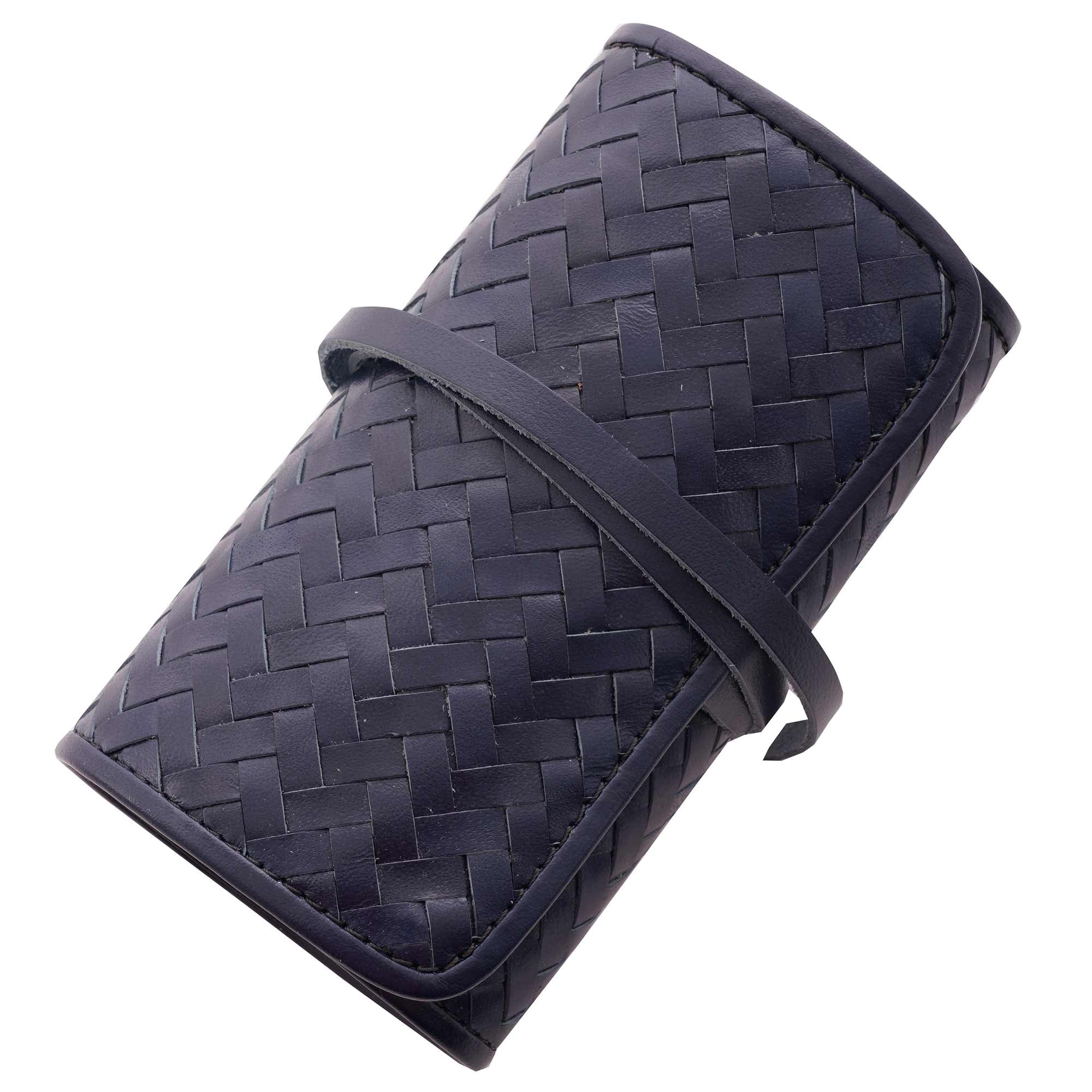 MANTIDY Herringbone Grooming Roll - Navy