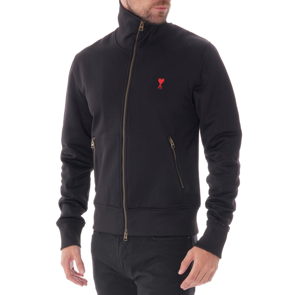 AMI Zip Up Sweatshirt - Black