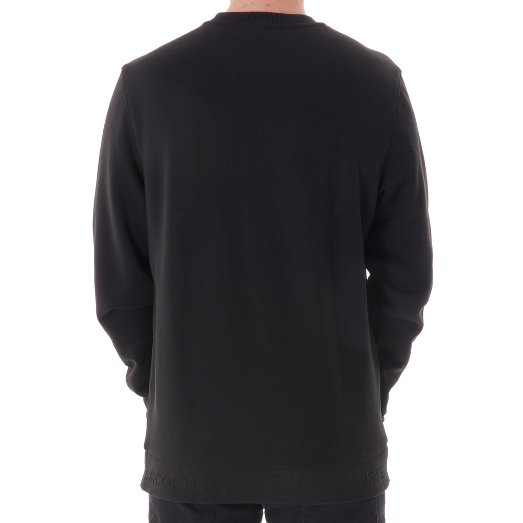 Lacoste Sport Crew Neck Sweatshirt - Black