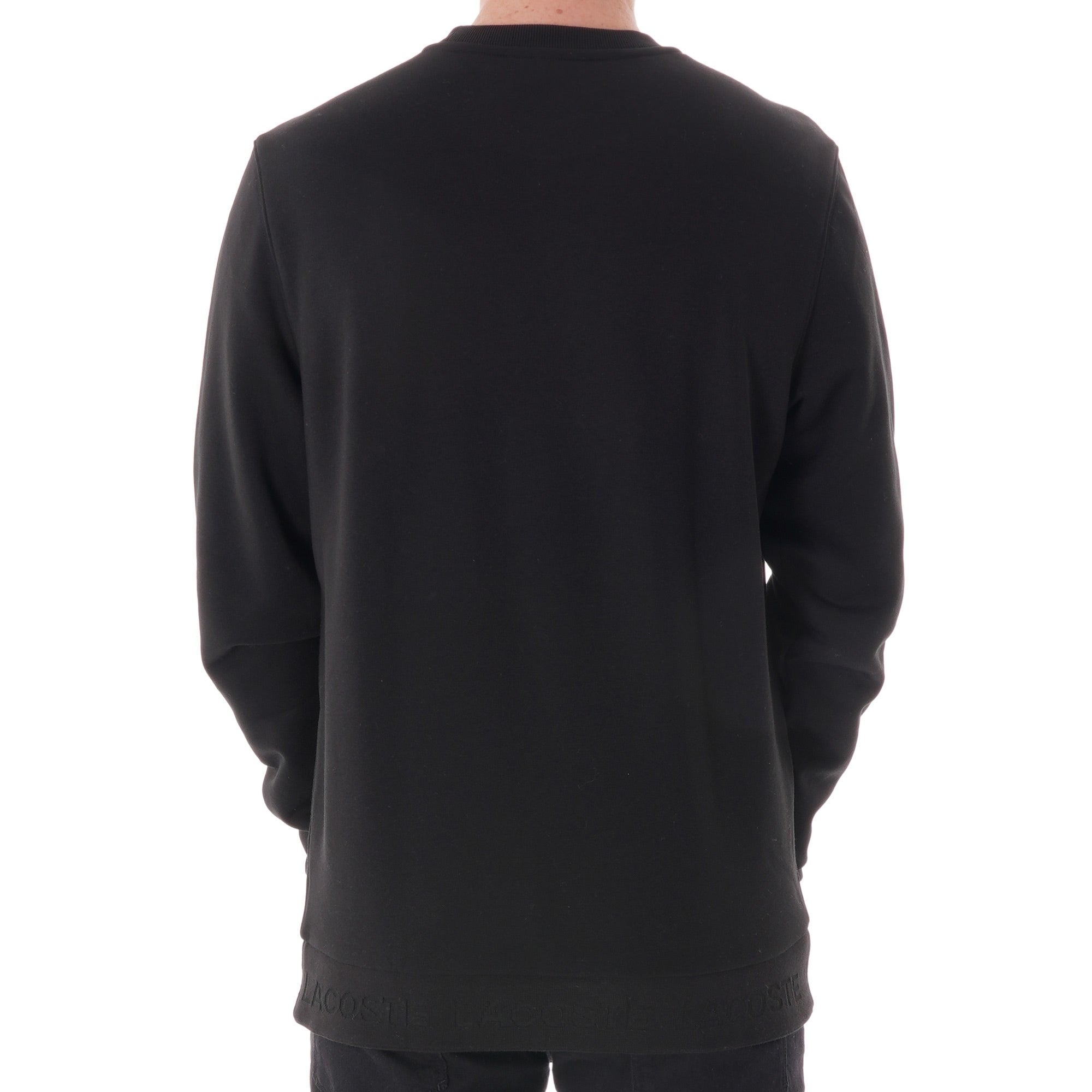 Lacoste Sport Crew Neck Sweatshirt - Black