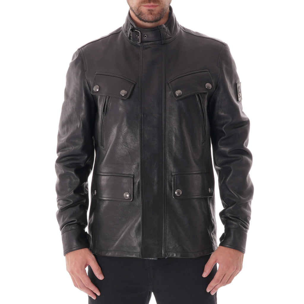 Belstaff Denesmere Leather Jacket - Black