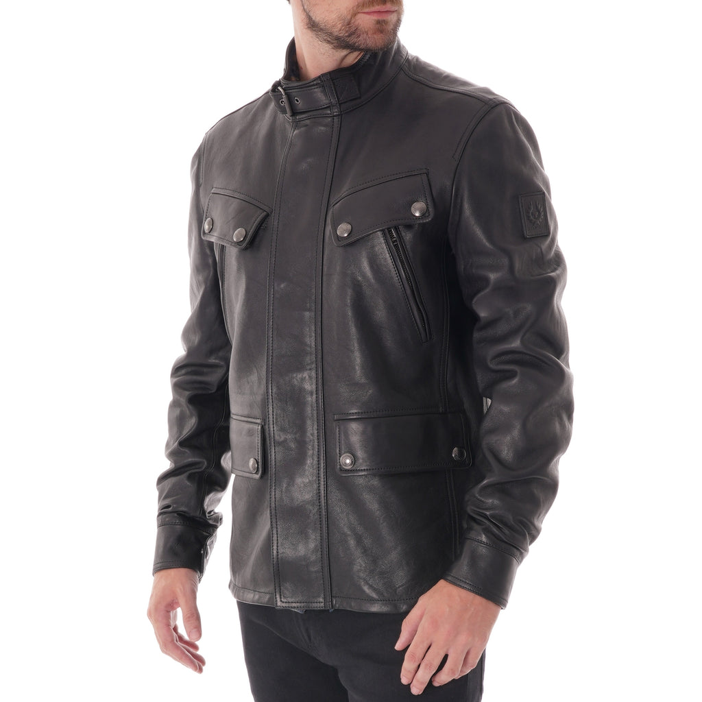 Belstaff Denesmere Leather Jacket - Black
