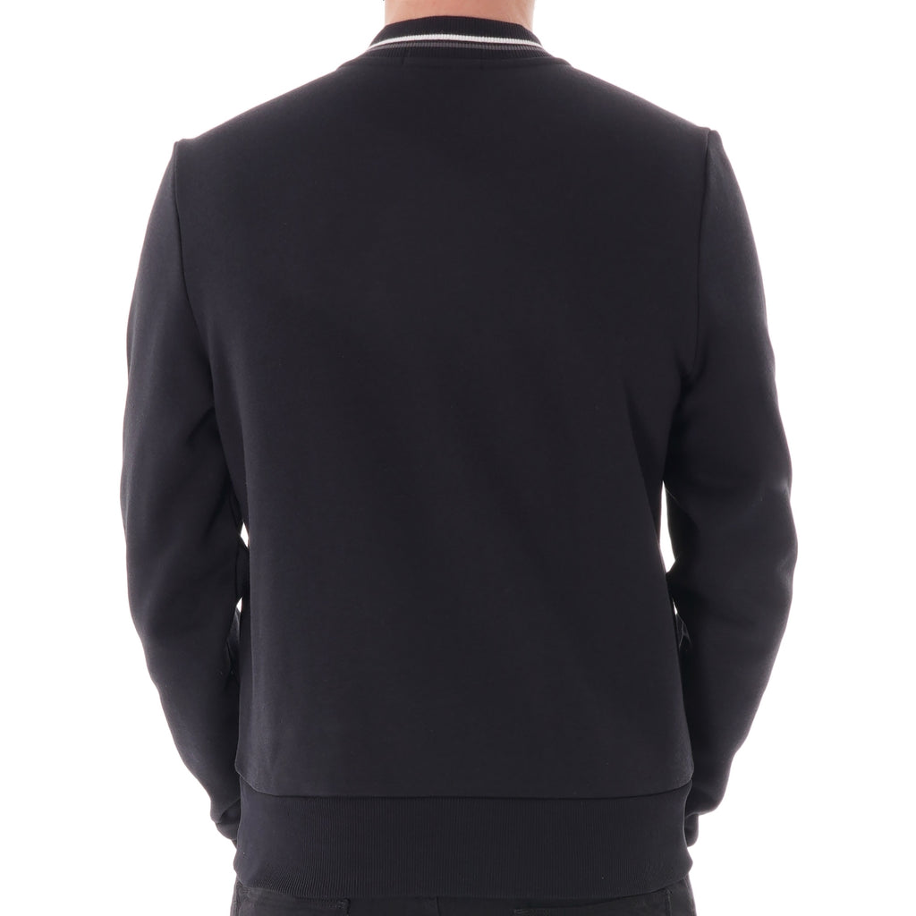 Fred Perry Zip Through Sweatshirt - Black