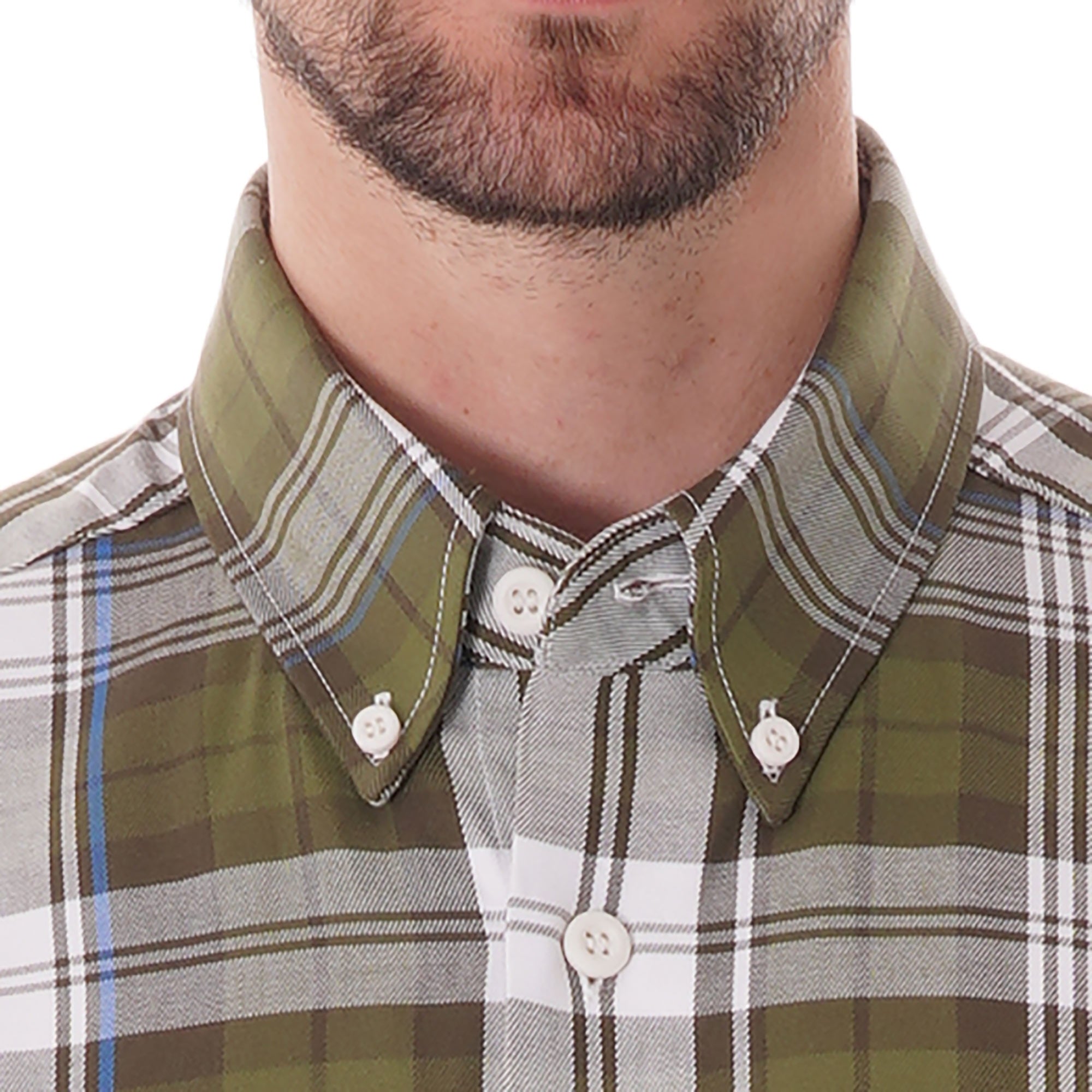 Fred Perry Twill Check Shirt - Dark Thorn