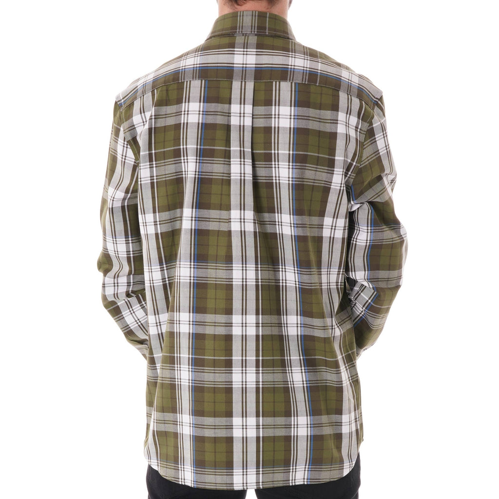 Fred Perry Twill Check Shirt - Dark Thorn