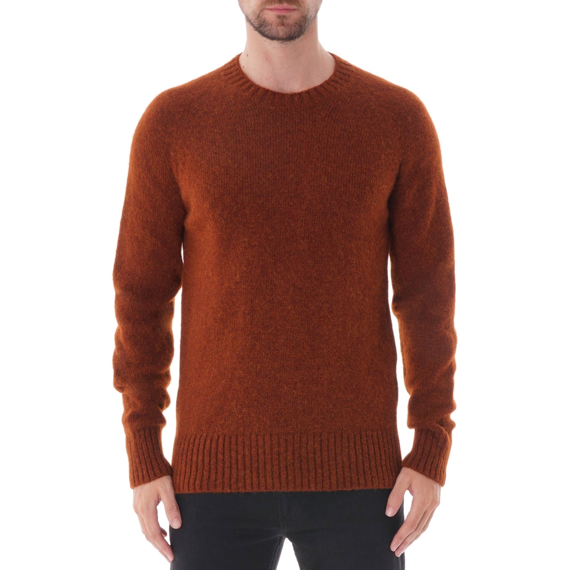 AMI Crewneck Sweater - Cognac