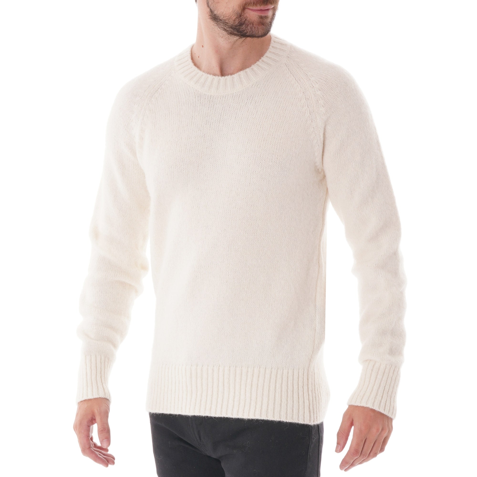 AMI Crewneck Sweater - Off White