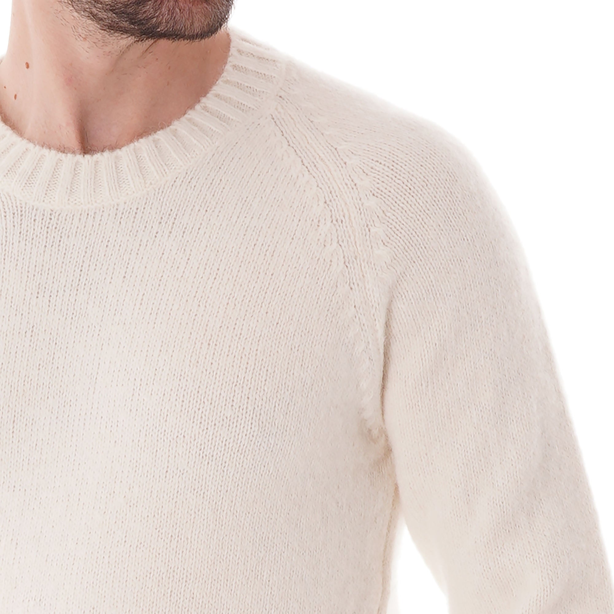 AMI Crewneck Sweater - Off White