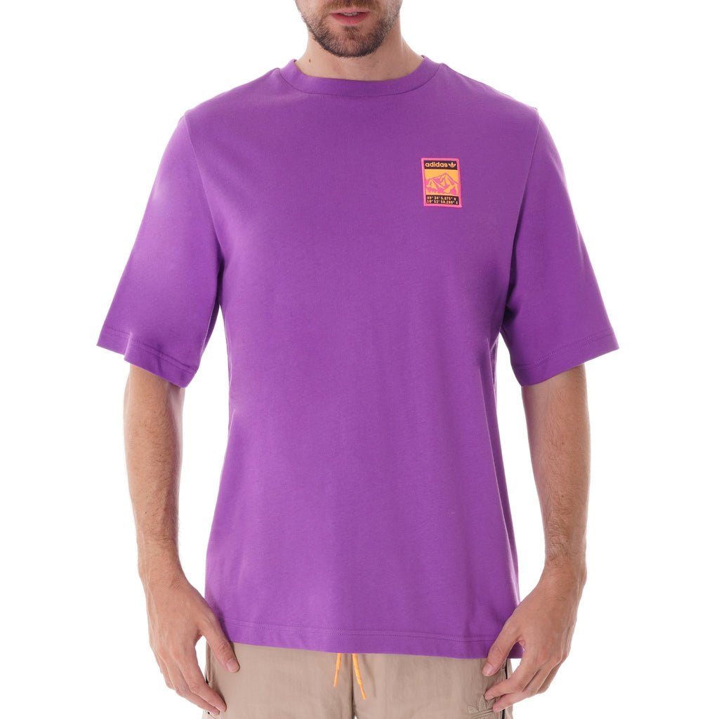 Adidas Originals Adiplore Graphic Tee - Purple