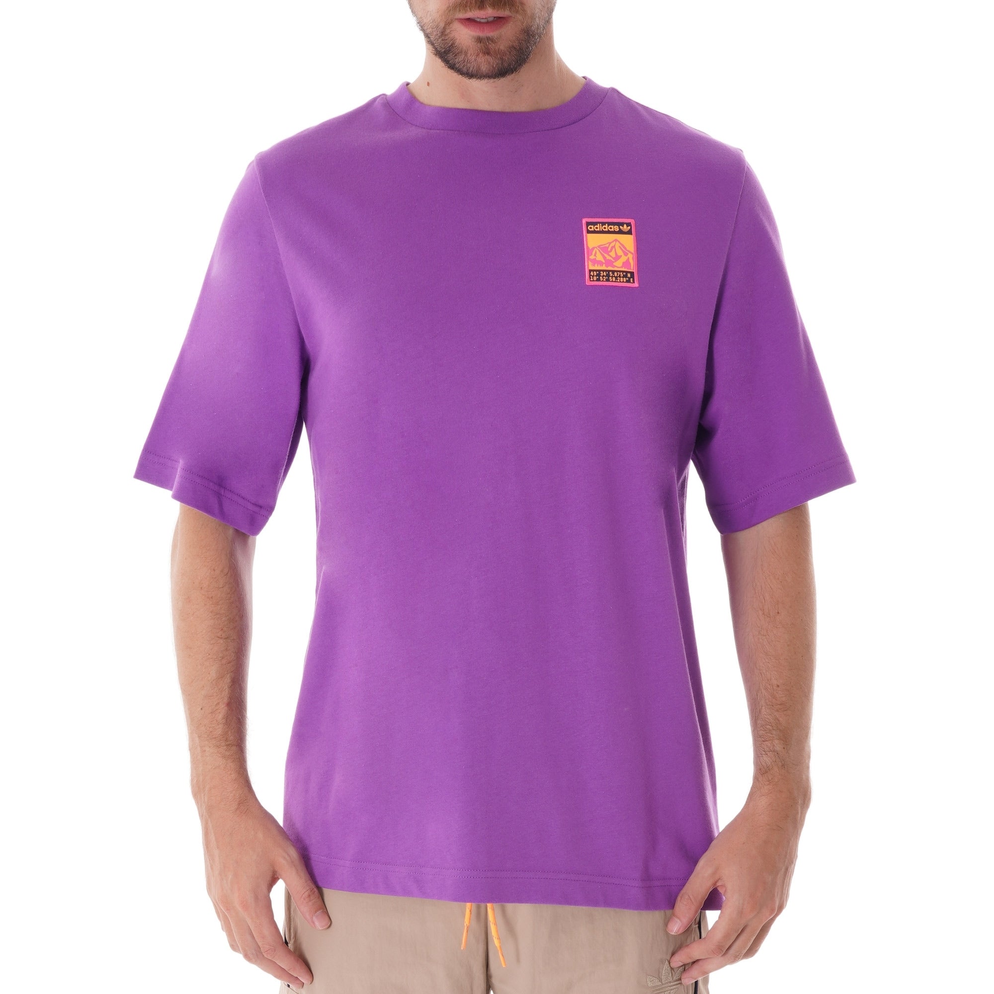 Adidas Originals Adiplore Graphic Tee - Purple