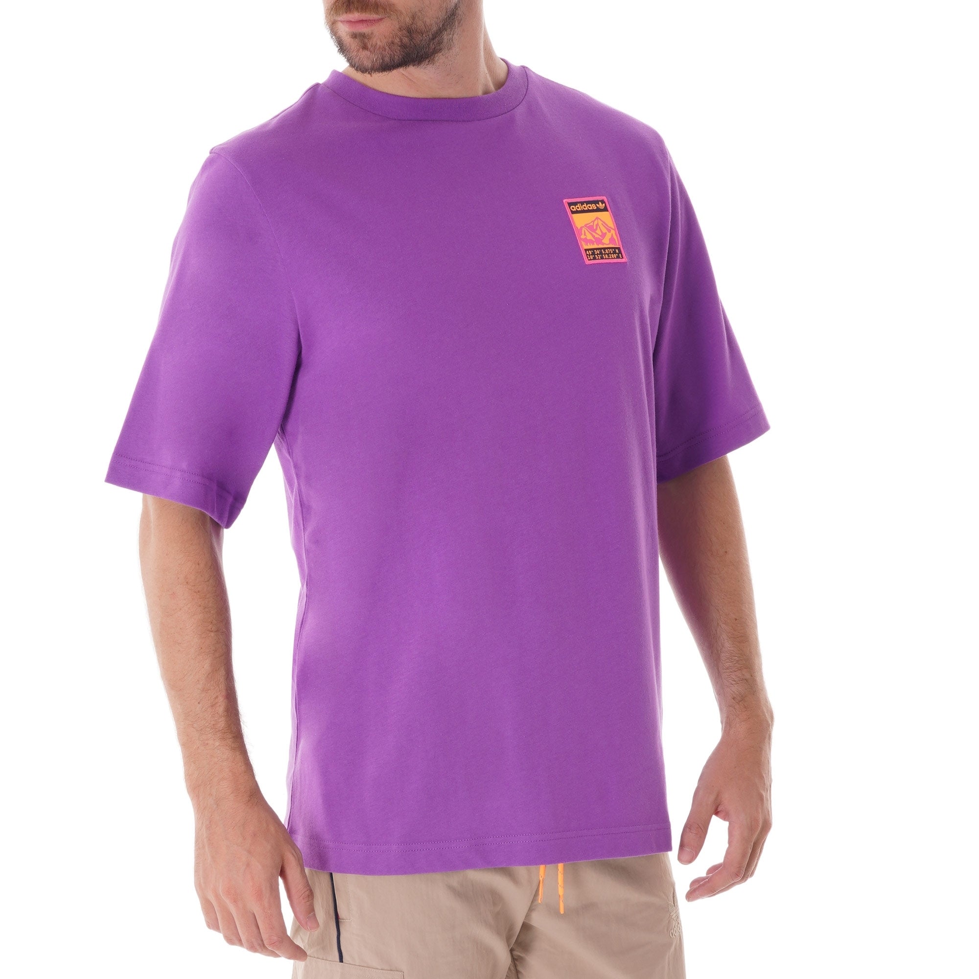 Adidas Originals Adiplore Graphic Tee - Purple