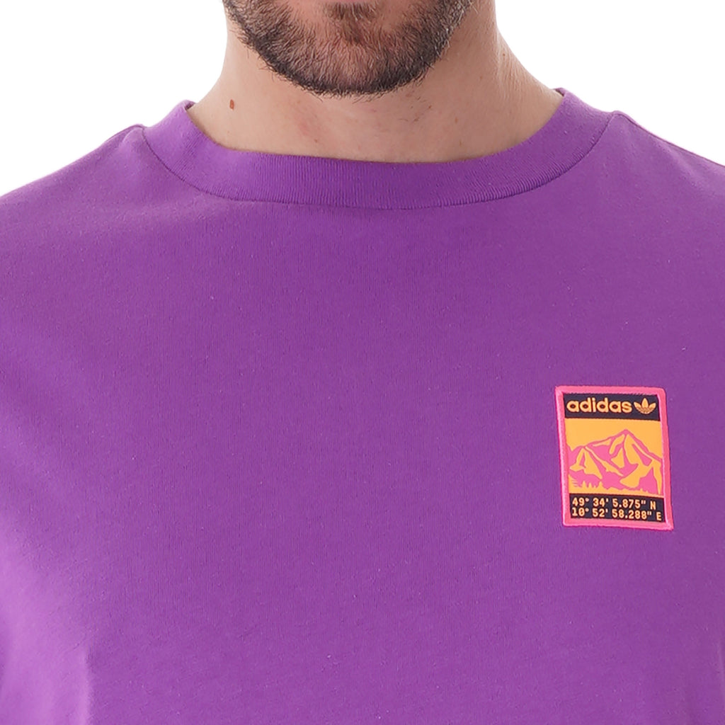 Adidas Originals Adiplore Graphic Tee - Purple