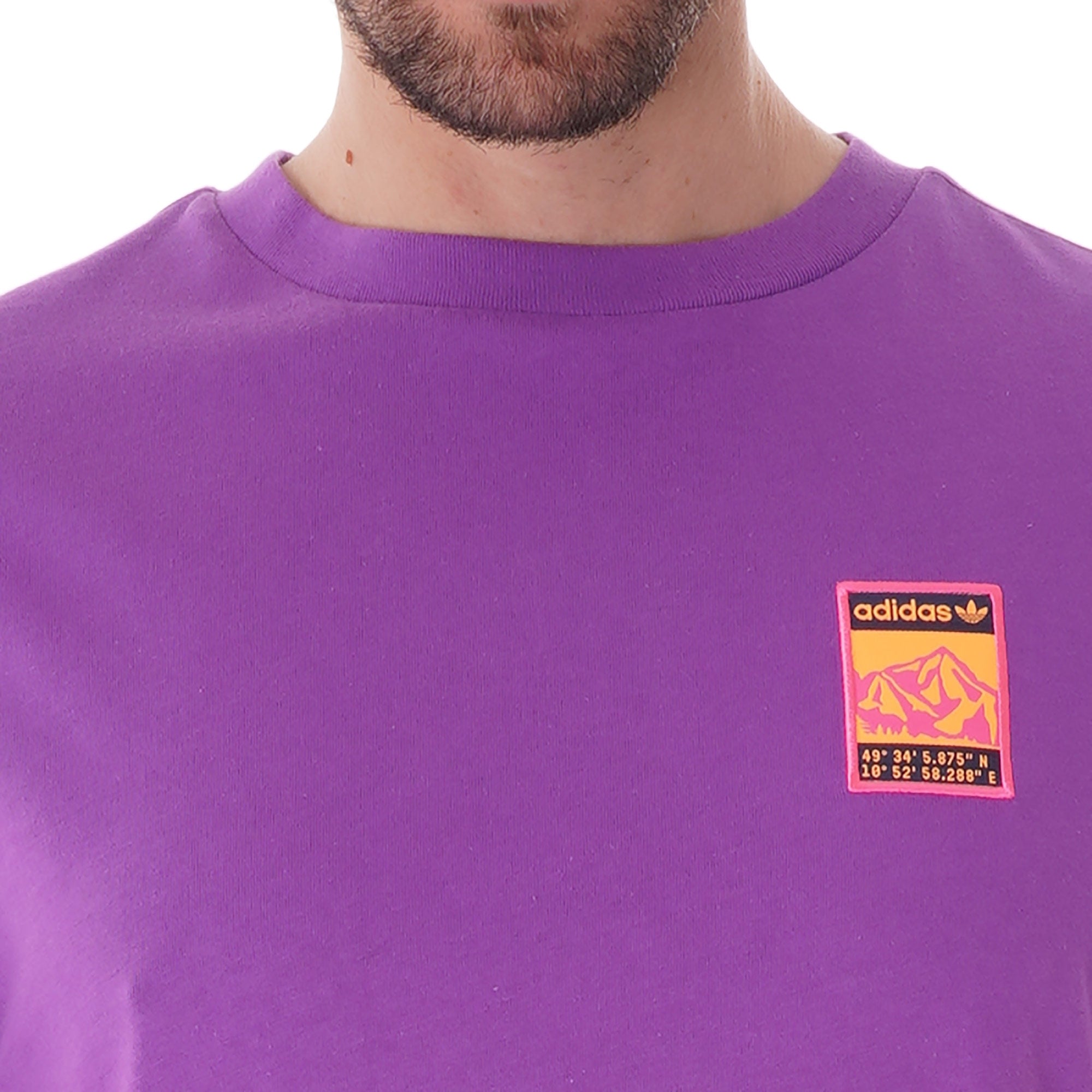 Adidas Originals Adiplore Graphic Tee - Purple
