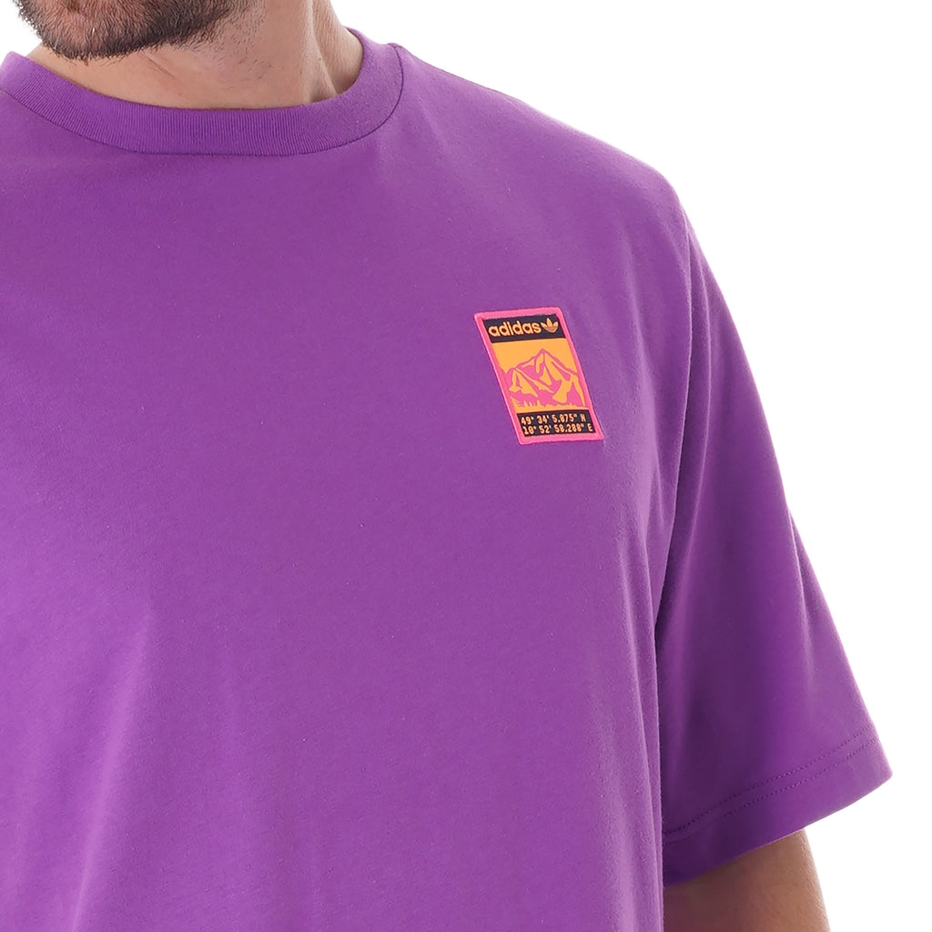 Adidas Originals Adiplore Graphic Tee - Purple