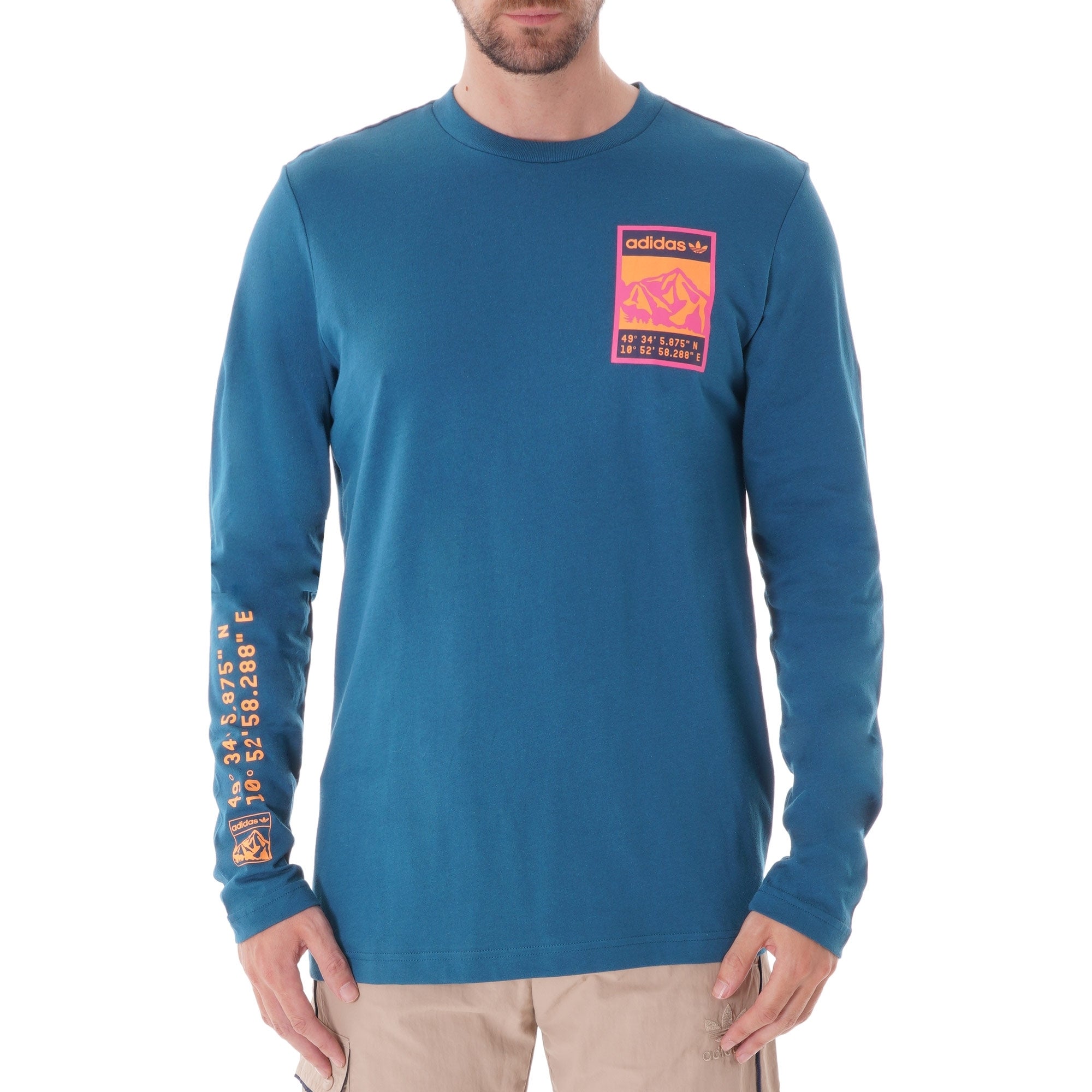Adidas Originals Long-Sleeve Adiplore - Mineral