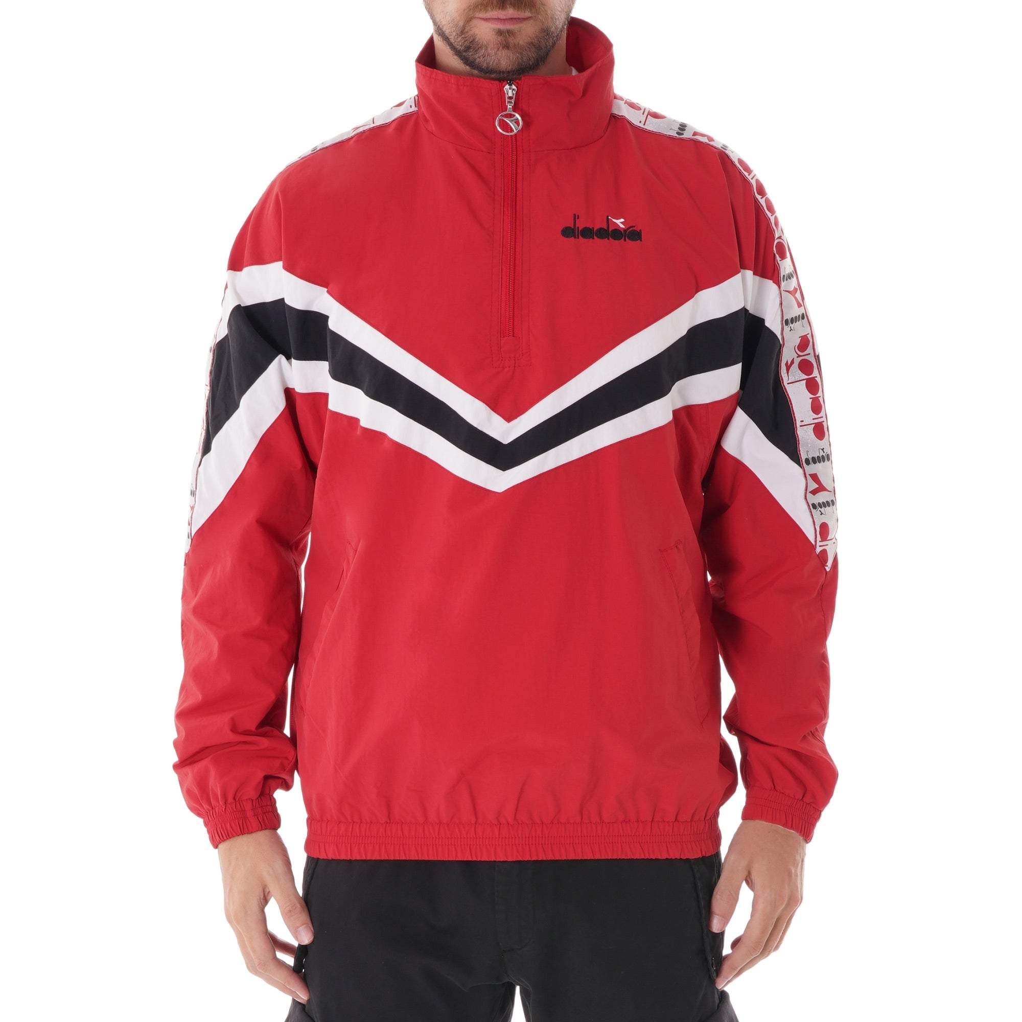 Diadora Jacket 1/2 zip MVB - Red Capital