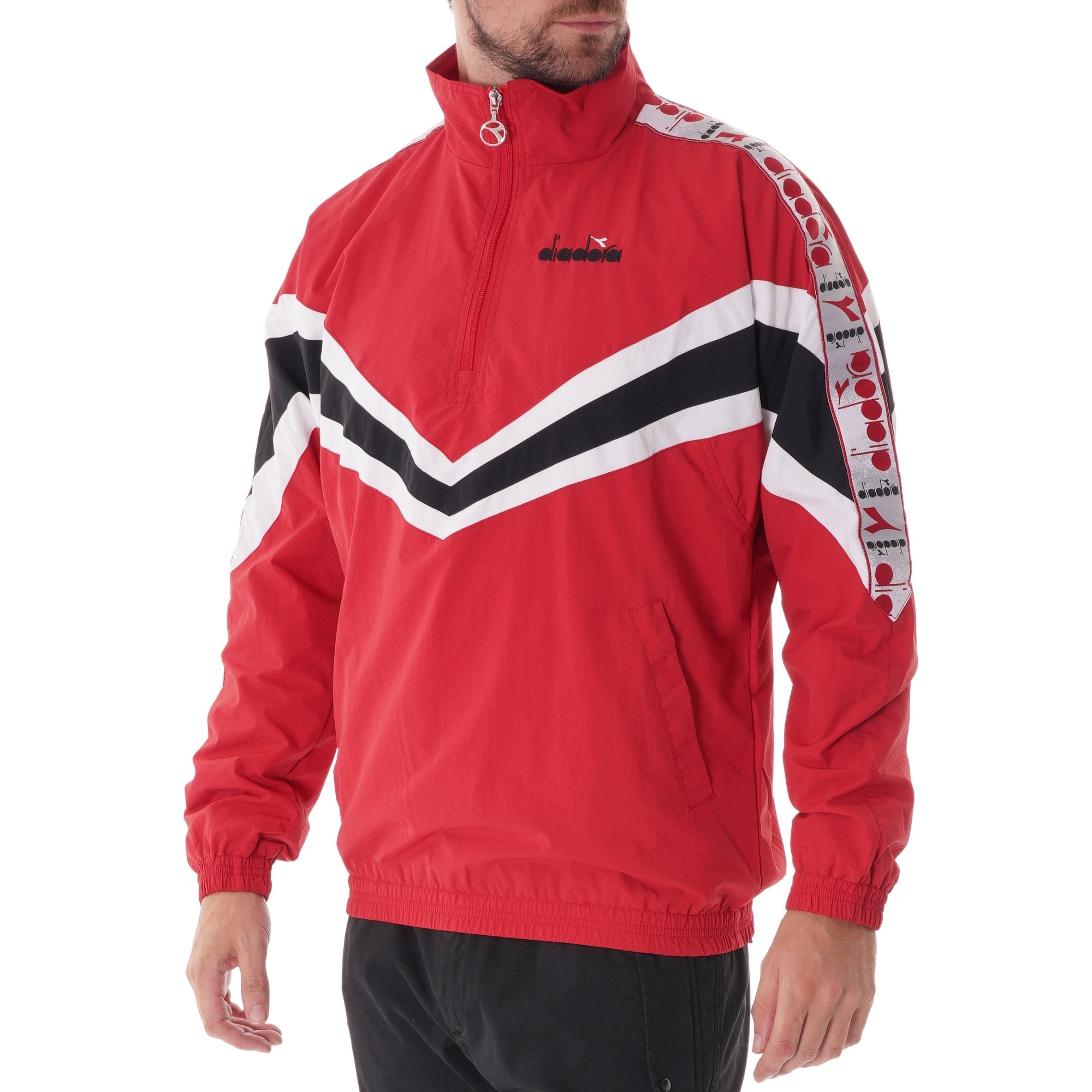 Diadora Jacket 1/2 zip MVB - Red Capital