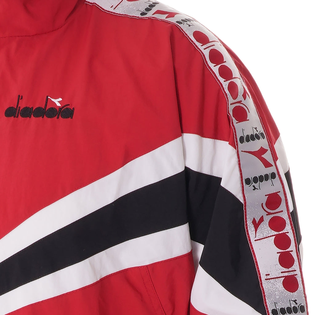 Diadora Jacket 1/2 zip MVB - Red Capital