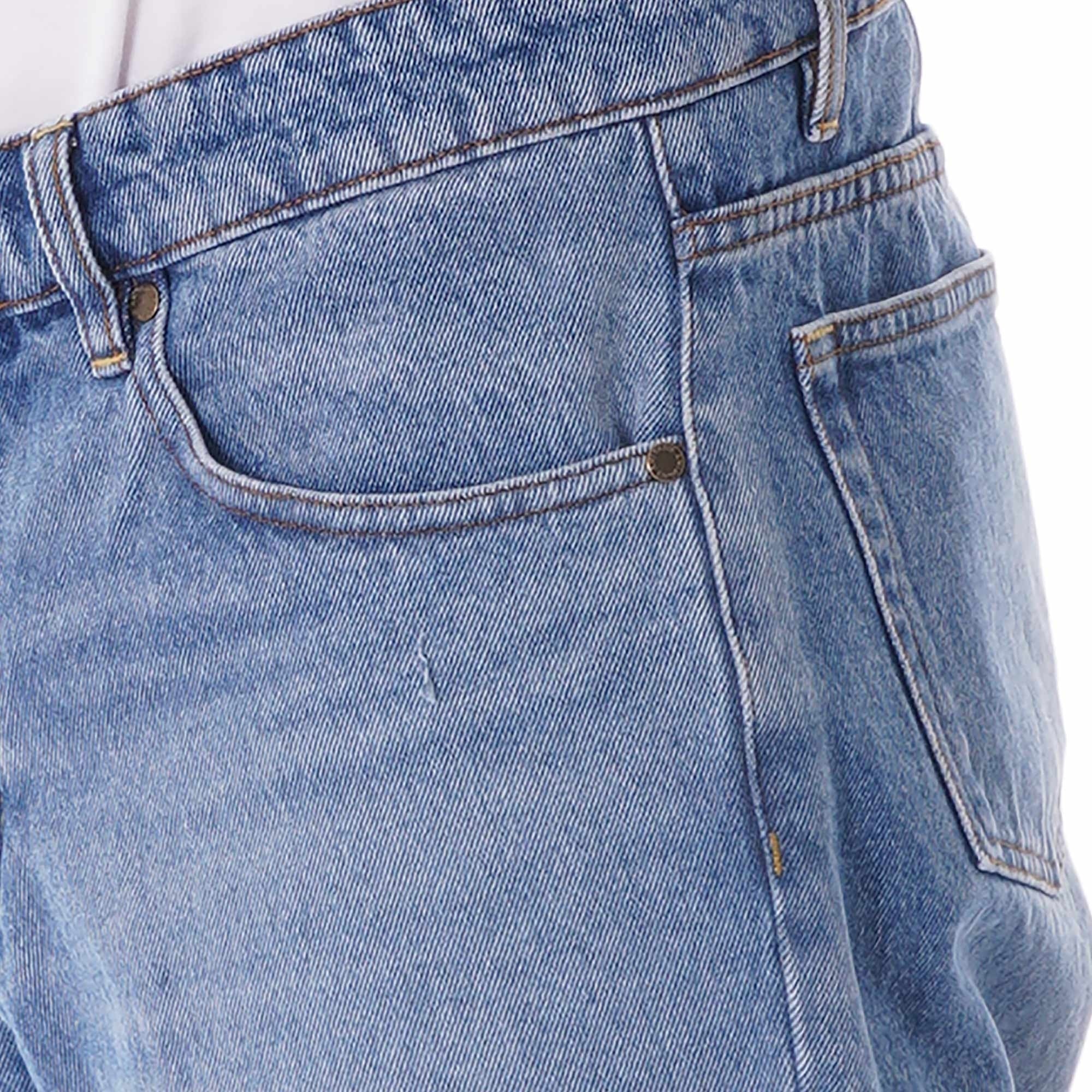 AMI Carrot Fit Jeans - Used Blue
