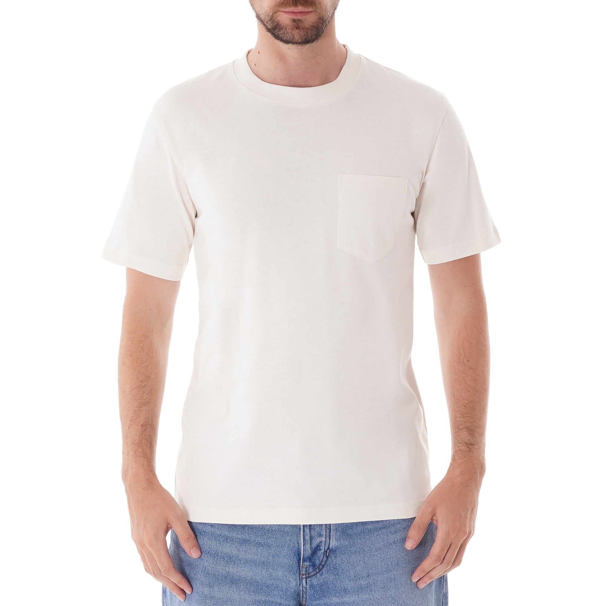 Norse Projects Johannes Pocket T-shirt - Ecru