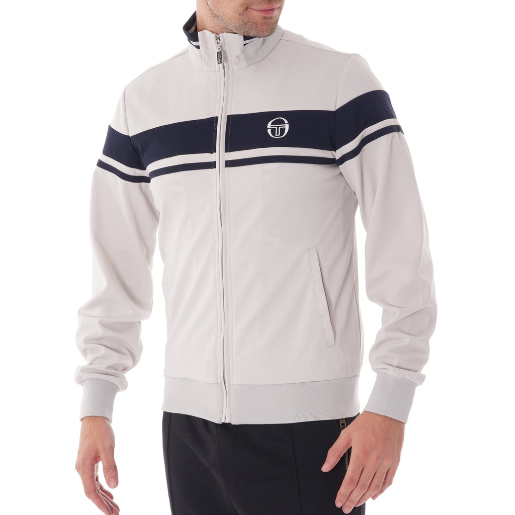 Sergio Tacchini Damarindo Track Top - Microchip and Navy