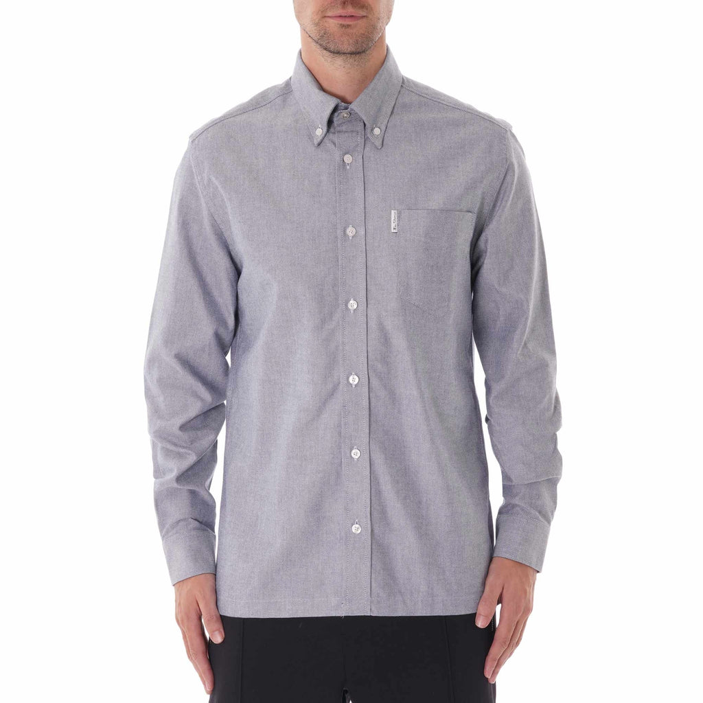 Ben Sherman Long Sleeve Arch Shirt - Navy