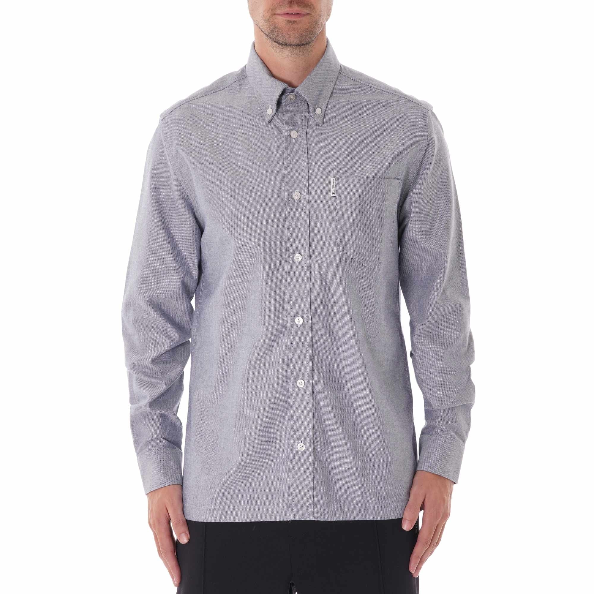 Ben Sherman Long Sleeve Arch Shirt - Navy