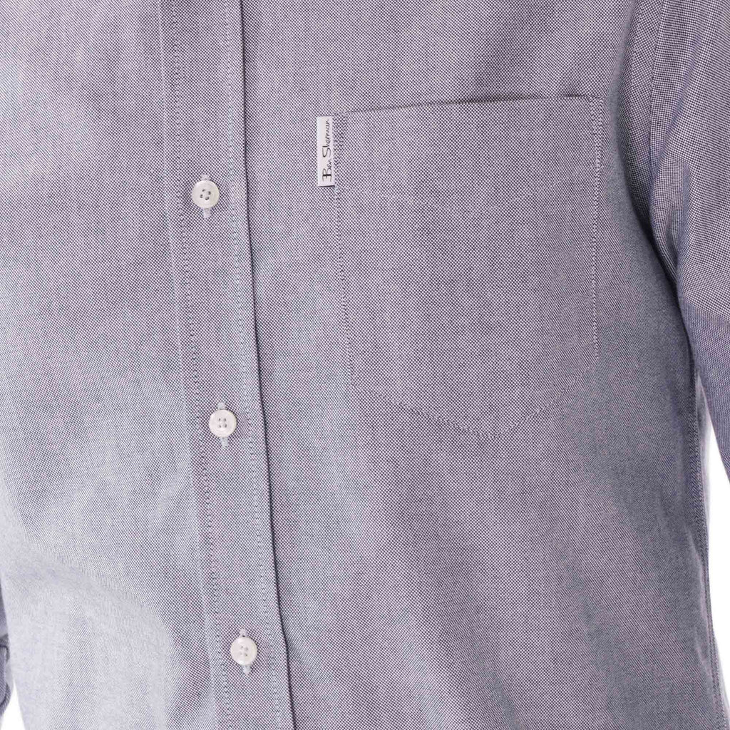 Ben Sherman Long Sleeve Arch Shirt - Navy