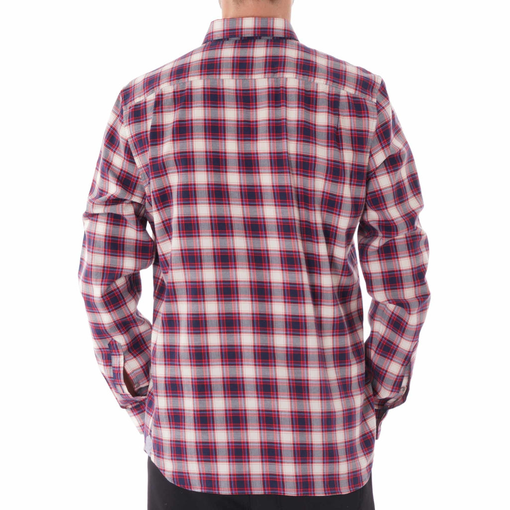Lacoste Check Shirt - Bordeaux