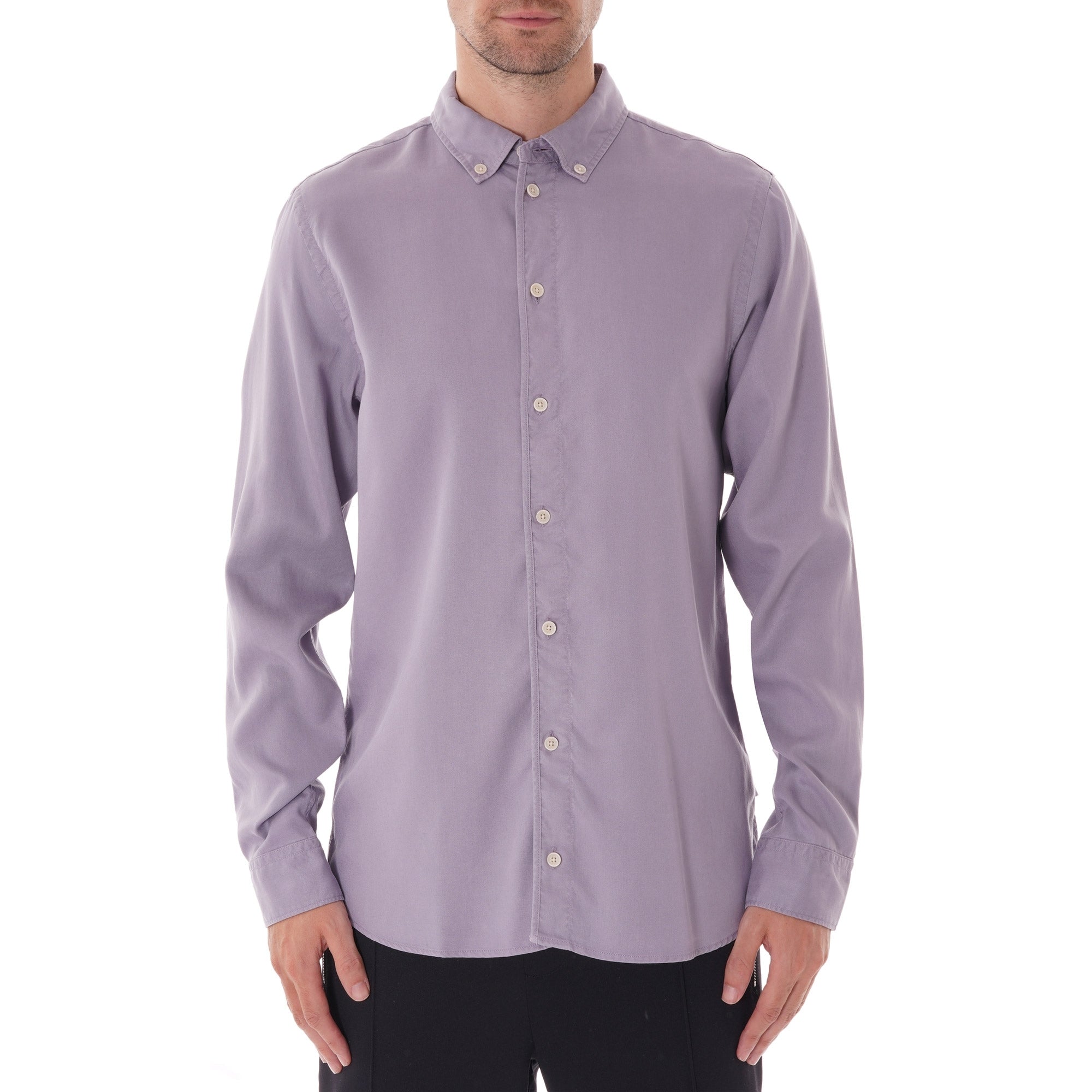 Wax London Bampton Shirt - Purple Ash