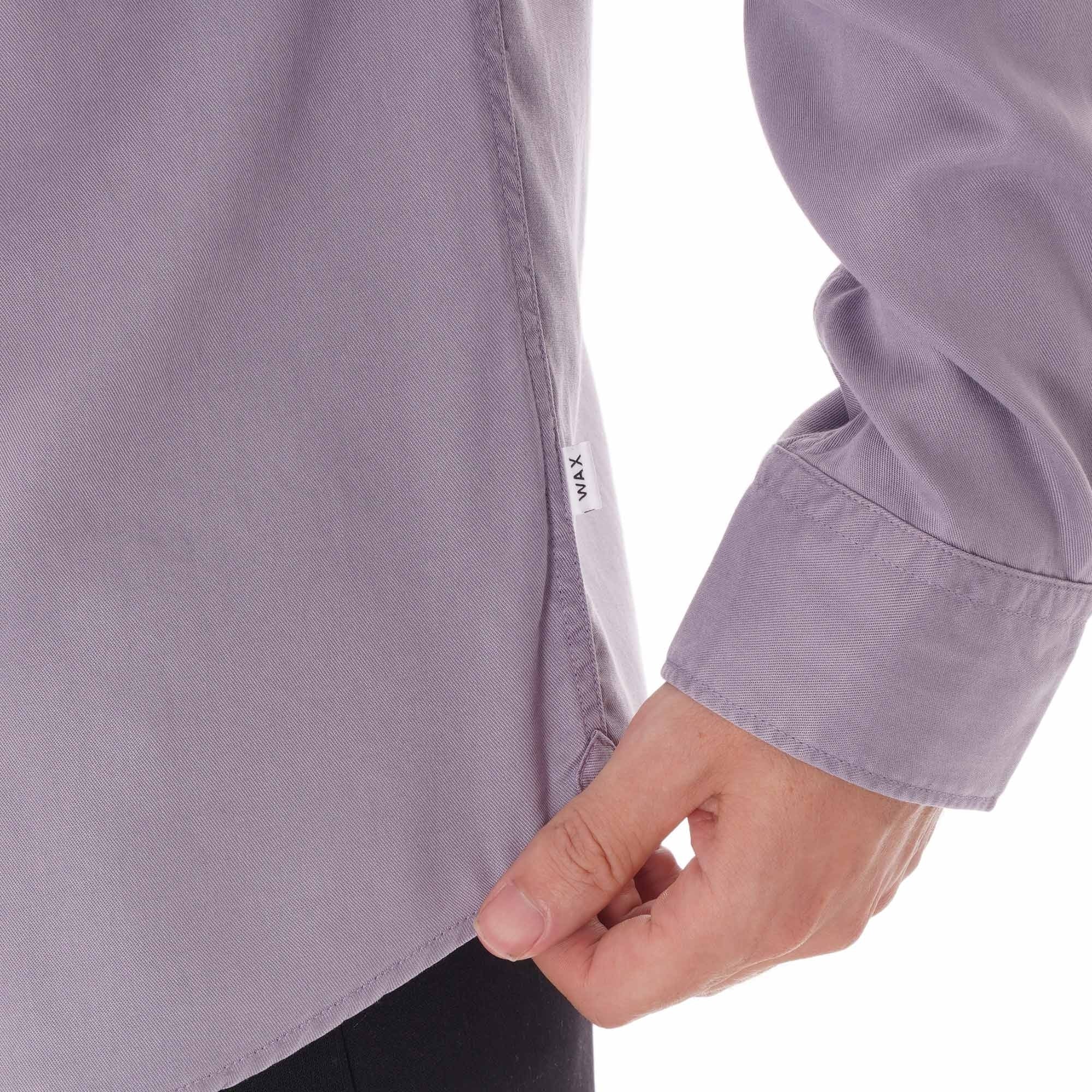Wax London Bampton Shirt - Purple Ash