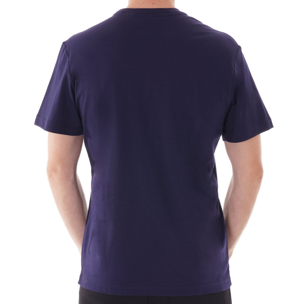 Lacoste Crew Neck Contrast Stripe T-shirt - Blue Marine