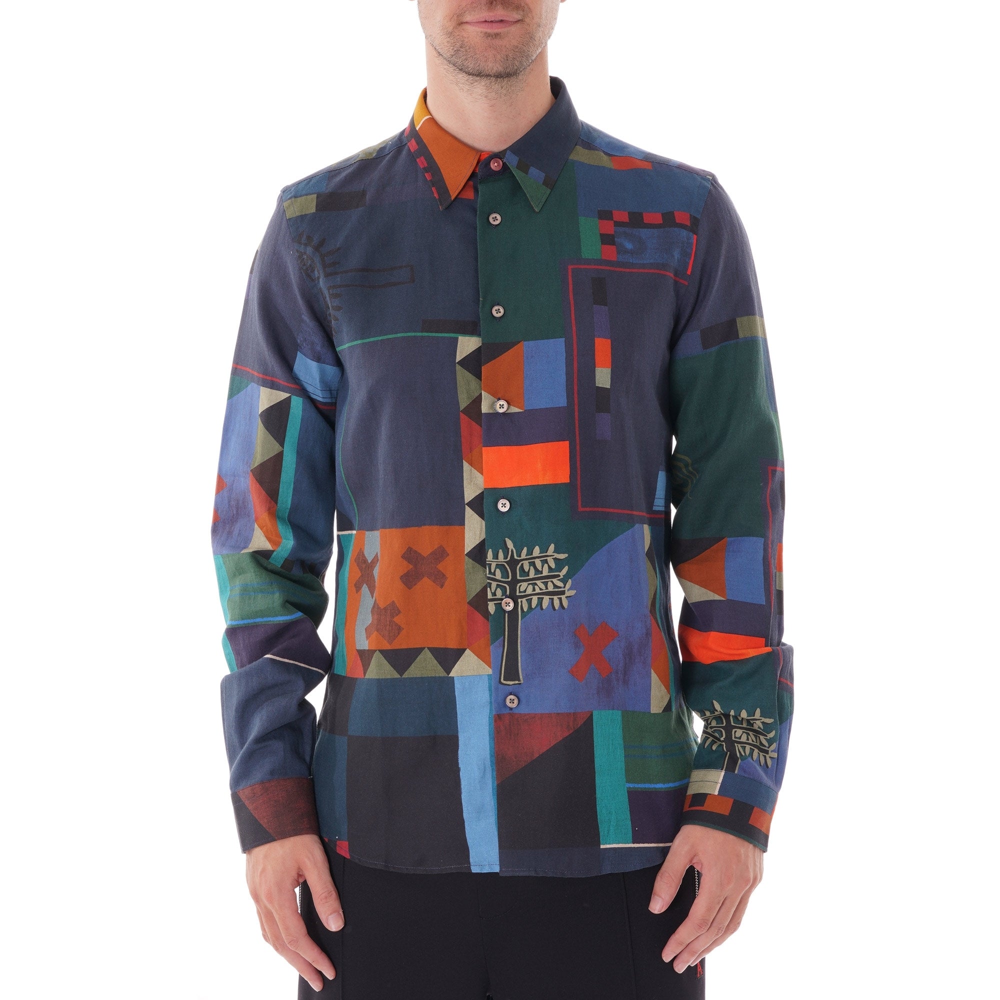 Paul Smith Flag Print Shirt