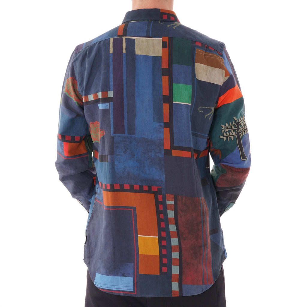 Paul Smith Flag Print Shirt