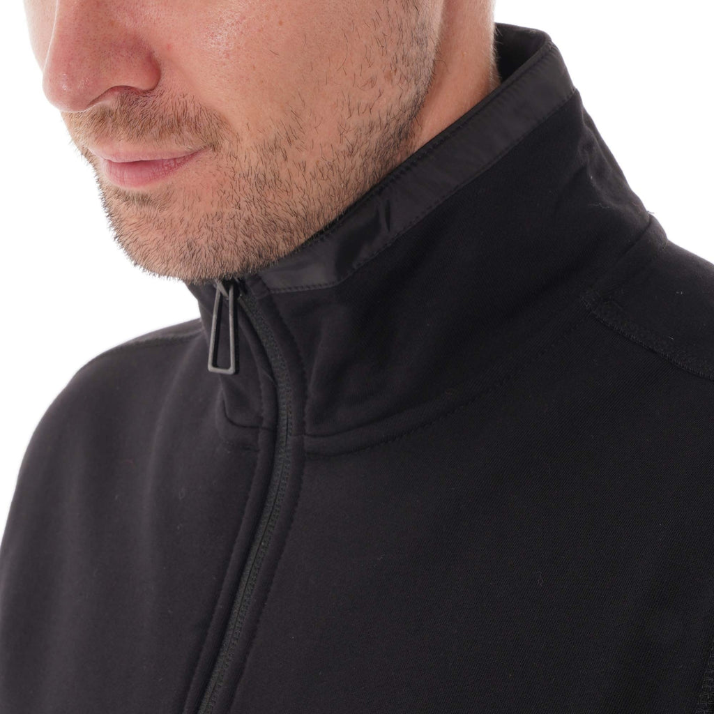 Paul Smith Half-Zip Funnel Neck Sweatshirt - Black