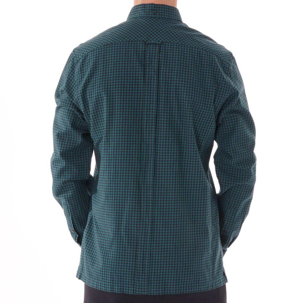 Ben Sherman Gingham Shirt - Trekking Green