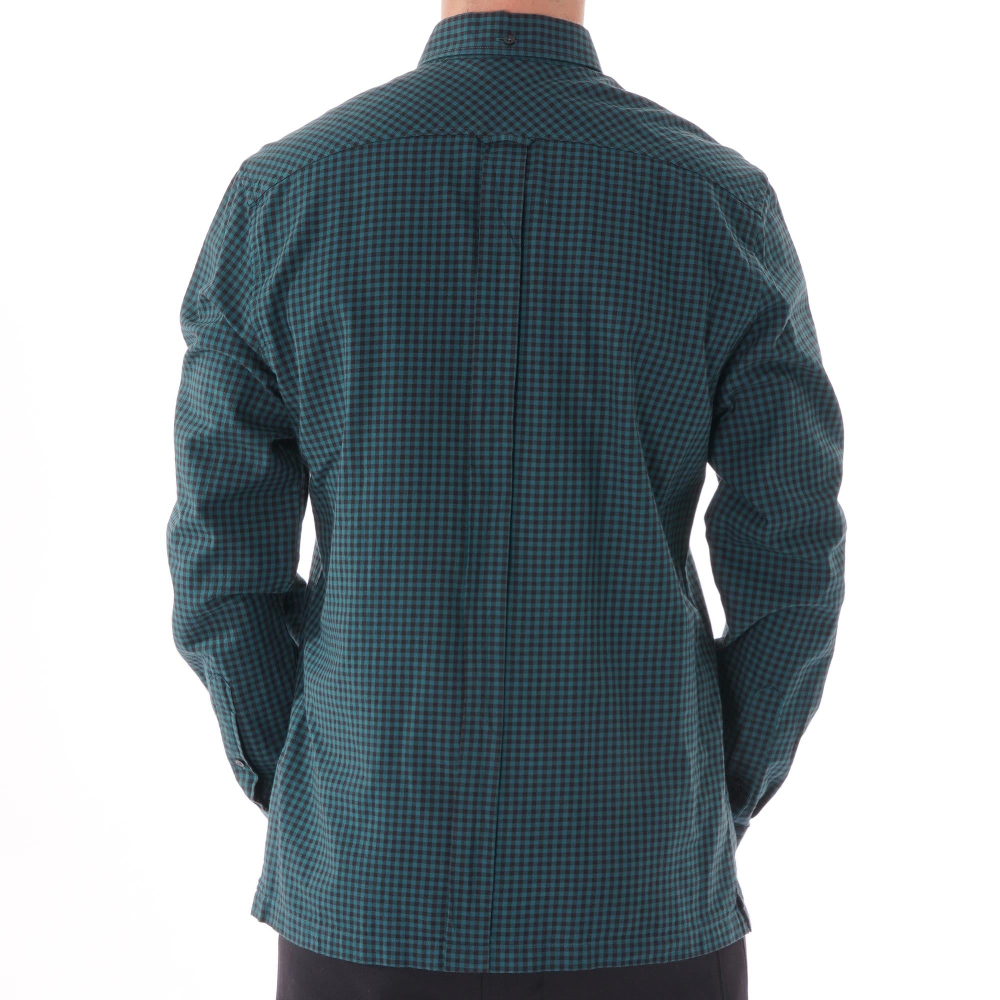 Ben Sherman Gingham Shirt - Trekking Green