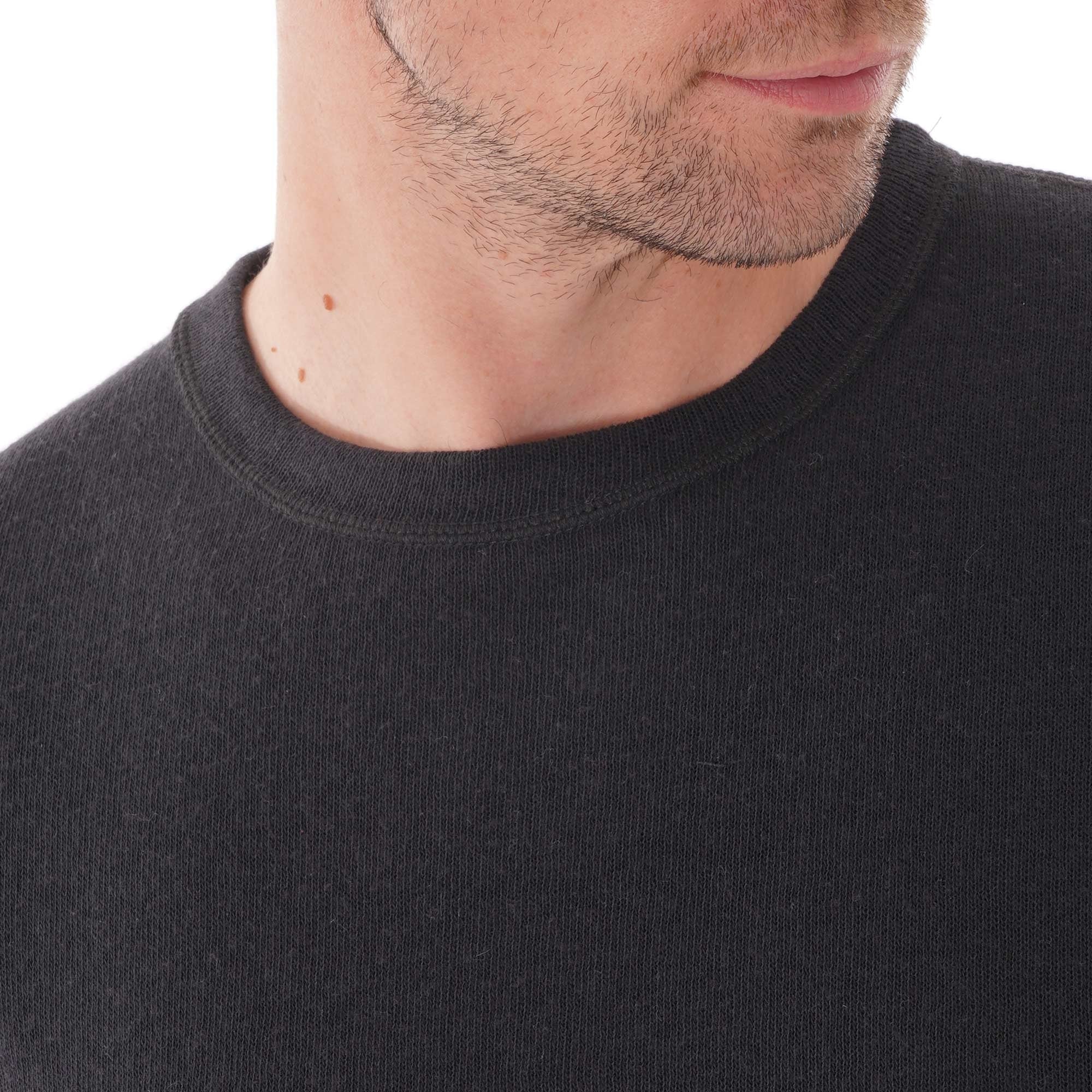 Naked and Famous Denim Slim Crewneck - Black