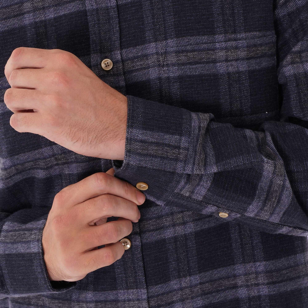 Portuguese Flannel Check Abstract - Blue