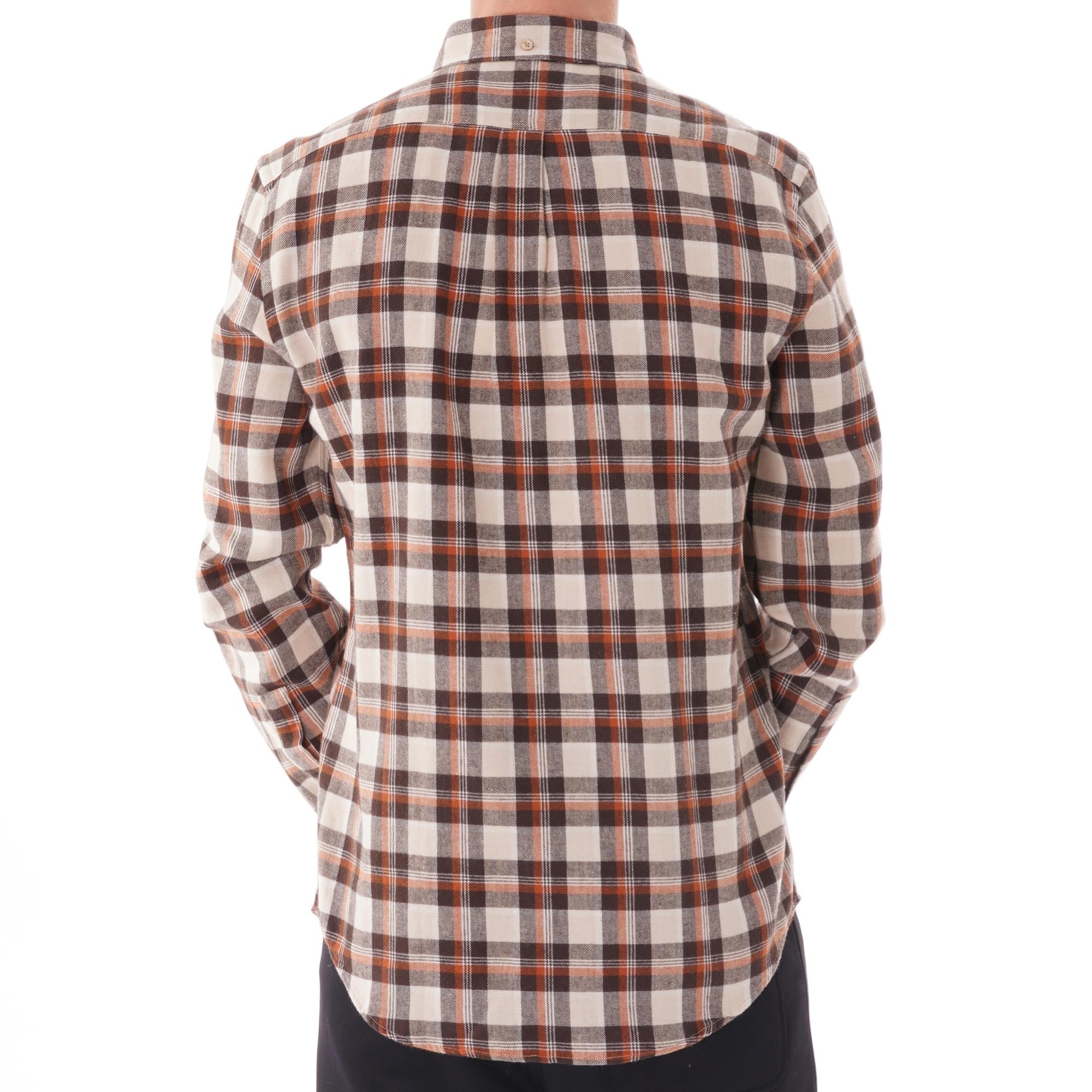 Portuguese Flannel Brownie Long Sleeve Flannel Shirt - Brown