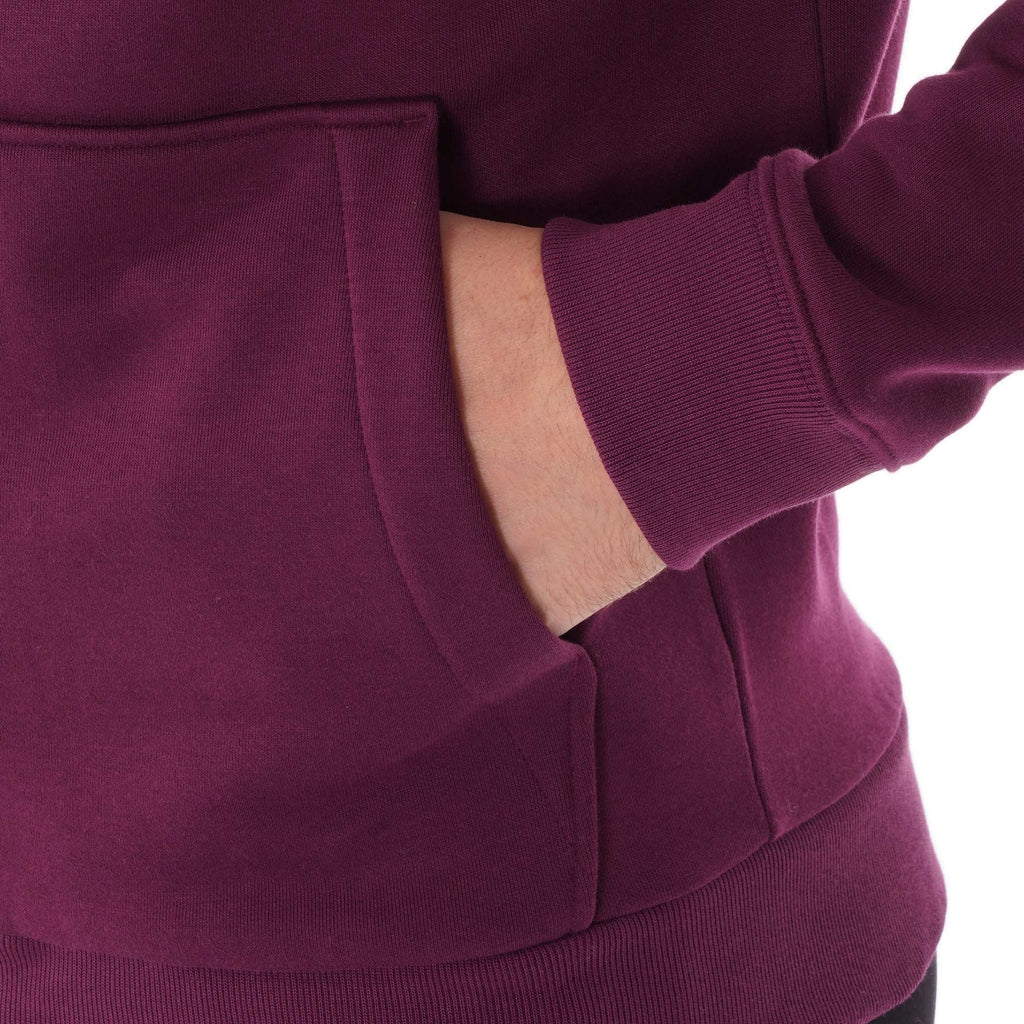 Lacoste Zip-Up Hoodie - Bordeaux