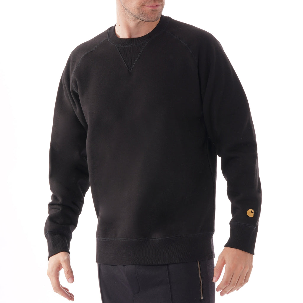Carhartt WIP Chase Mlangefleece sweatshirt - Black