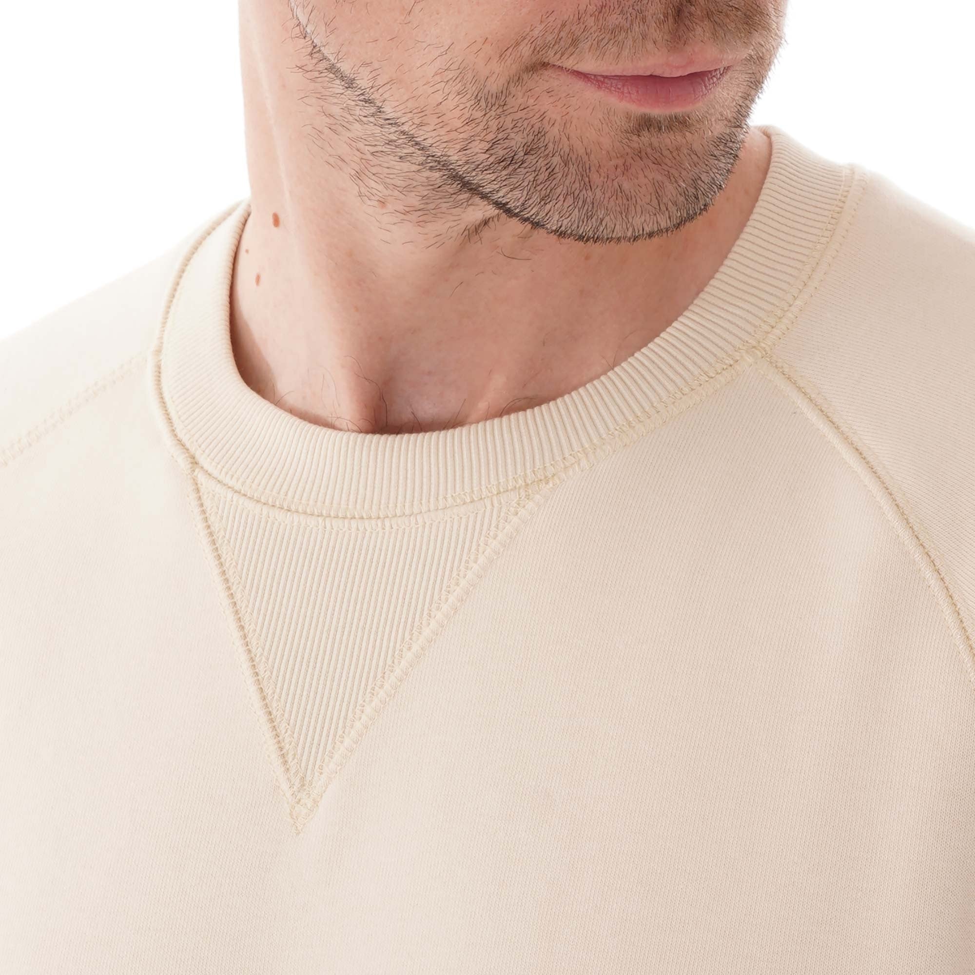 Carhartt WIP Chase Mlangefleece sweatshirt - Flour