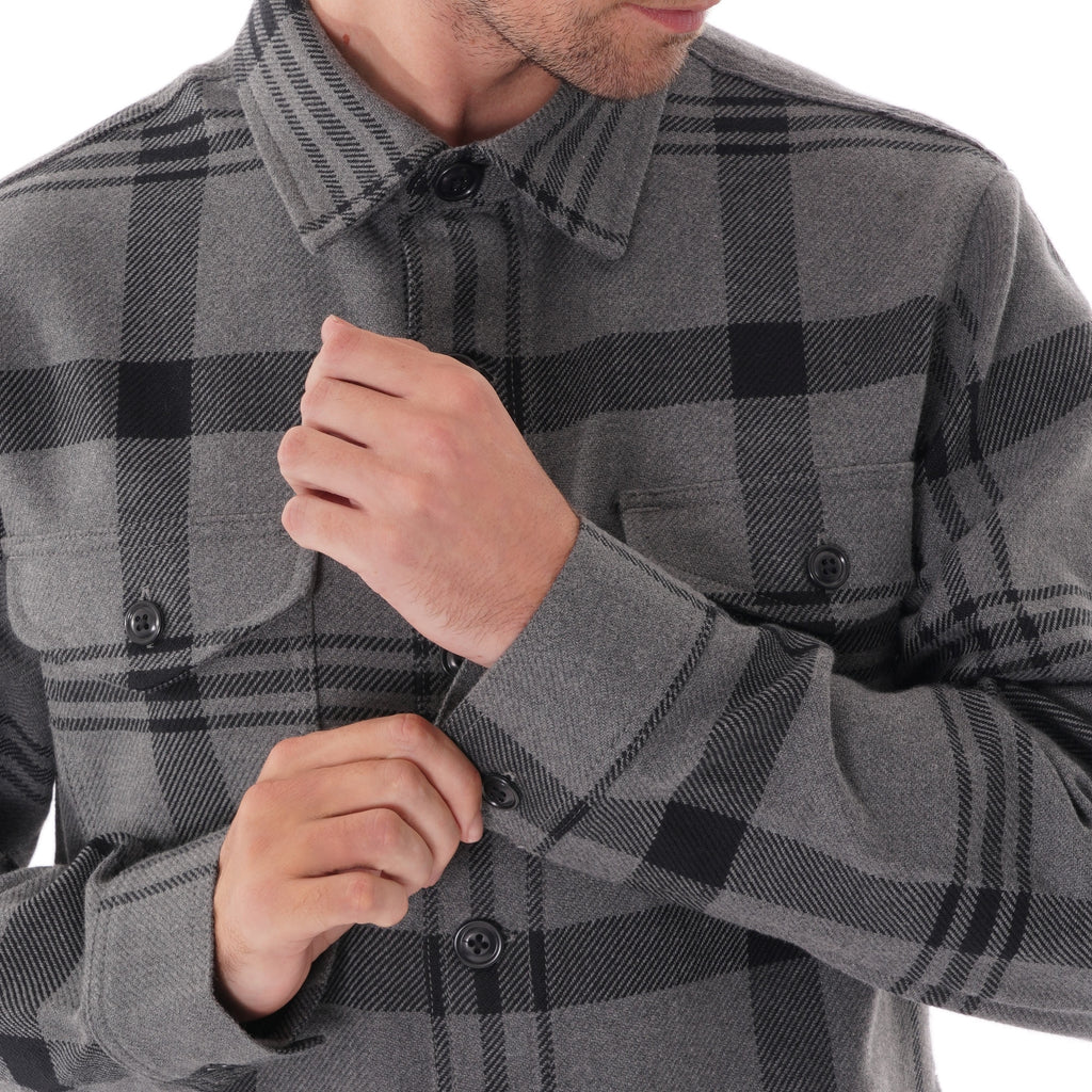 Deer Jac-Shirt - Heather Black